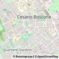 Kaart Cesano Boscone