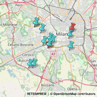 Mappa Via Bonaventura Zumbini, 20143 Milano MI, Italia (3.08417)