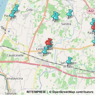 Mappa Via Cavour, 37014 Castelnuovo del Garda VR, Italia (2.86231)
