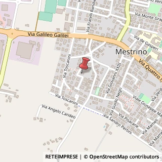 Mappa Via Taliercio, 5b, 35035 Mestrino, Padova (Veneto)