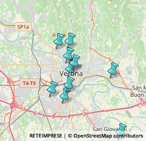 Mappa Via Noris Enrico, 37121 Verona VR, Italia (3.52636)