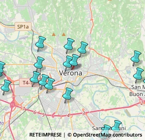 Mappa Vicolo Giuseppe Mazzini, 37121 Verona VR, Italia (5.3865)