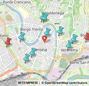 Mappa Via Catullo Valerio, 37121 Verona VR, Italia (1.05091)