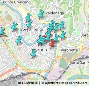 Mappa Vicolo Giuseppe Mazzini, 37121 Verona VR, Italia (0.7055)