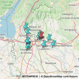 Mappa Via Catullo Valerio, 37121 Verona VR, Italia (8.62462)
