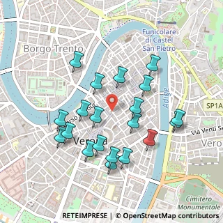 Mappa Corte Melone, 37121 Verona VR, Italia (0.4565)