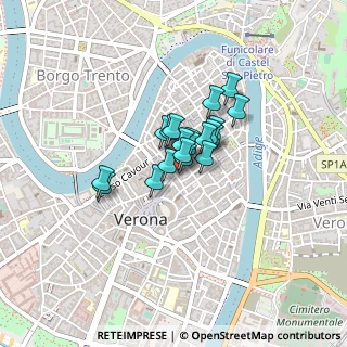Mappa Corte Melone, 37121 Verona VR, Italia (0.2265)