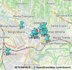 Mappa Via Catullo Valerio, 37121 Verona VR, Italia (1.43818)