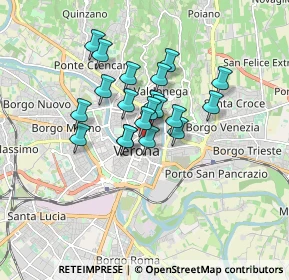 Mappa Corte Melone, 37121 Verona VR, Italia (1.195)