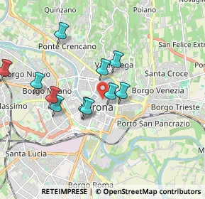 Mappa Via Catullo Valerio, 37121 Verona VR, Italia (1.63818)