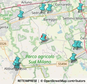 Mappa Via Enrico Fermi, 20080 Cisliano MI, Italia (5.80083)