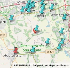 Mappa Via Enrico Fermi, 20080 Cisliano MI, Italia (5.3615)