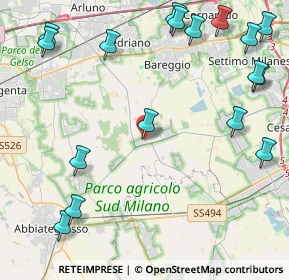 Mappa Via Enrico Fermi, 20080 Cisliano MI, Italia (5.84235)