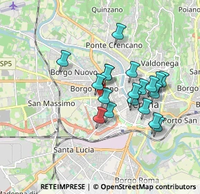 Mappa Via S. Marco, 37100 Verona VR, Italia (1.48737)
