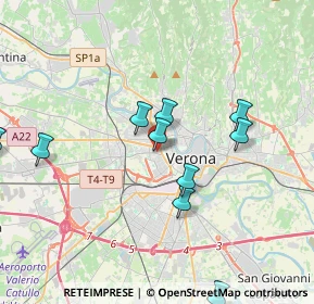 Mappa Via S. Marco, 37100 Verona VR, Italia (4.42364)
