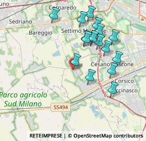 Mappa Via Charles Darwin, 20047 Cusago MI, Italia (3.77)