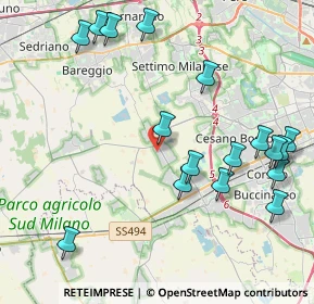 Mappa Via Charles Darwin, 20047 Cusago MI, Italia (4.83059)