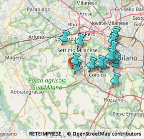 Mappa Via Charles Darwin, 20047 Cusago MI, Italia (6.66647)