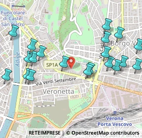 Mappa Scala XVI Ottobre, 37129 Verona VR, Italia (0.5935)