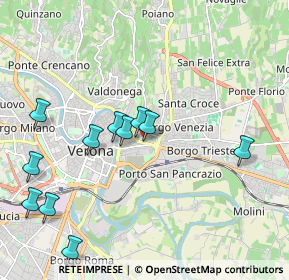 Mappa Scala XVI Ottobre, 37129 Verona VR, Italia (2.15818)