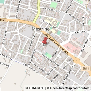 Mappa Via andrea palladio 5, 35035 Mestrino, Padova (Veneto)