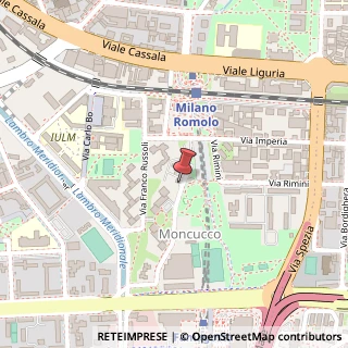Mappa Via Moncucco, 22, 20143 Milano, Milano (Lombardia)