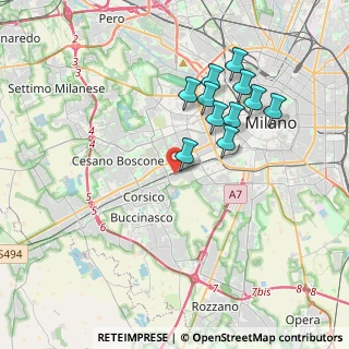 Mappa Alzaia Naviglio Grande, 20147 Milano MI, Italia (3.50273)