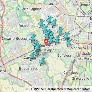 Mappa Alzaia Naviglio Grande, 20147 Milano MI, Italia (1.3245)