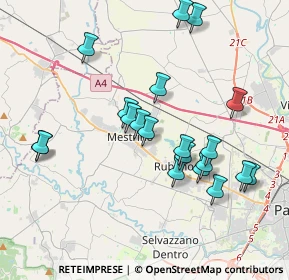 Mappa Via Primo Maggio, 35035 Mestrino PD, Italia (3.7725)