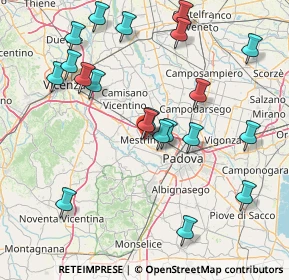 Mappa Via Primo Maggio, 35035 Mestrino PD, Italia (17.2485)