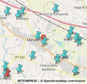 Mappa Via Primo Maggio, 35035 Mestrino PD, Italia (3.04)