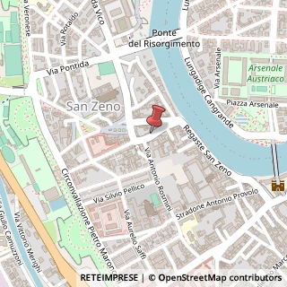 Mappa Via San Giuseppe, 20, 37123 Verona, Verona (Veneto)
