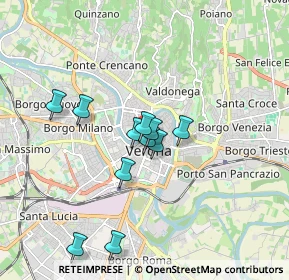 Mappa Riva S. Lorenzo, 37121 Verona VR, Italia (1.44727)
