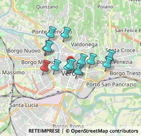 Mappa Corso Cavour, 37121 Verona VR, Italia (1.23154)