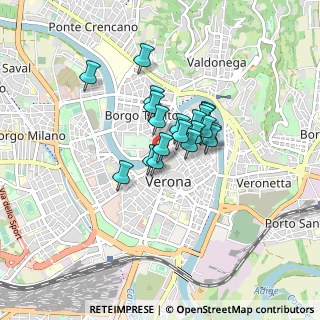 Mappa Riva S. Lorenzo, 37121 Verona VR, Italia (0.535)