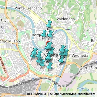 Mappa Riva S. Lorenzo, 37121 Verona VR, Italia (0.675)