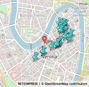 Mappa Riva S. Lorenzo, 37121 Verona VR, Italia (0.39)