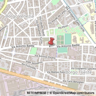 Mappa Via Antonio Badile, 60, 37100 Verona, Verona (Veneto)