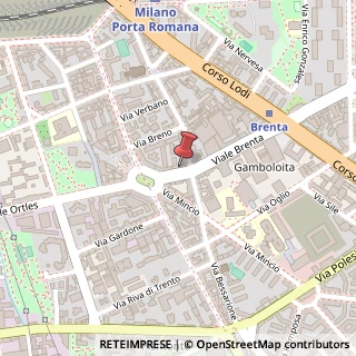 Mappa Viale Brenta, 7, 20139 Milano, Milano (Lombardia)