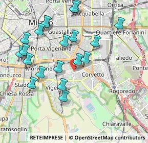 Mappa Viale Ortles, 20100 Milano MI, Italia (2.069)