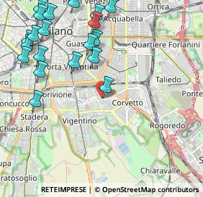 Mappa Viale Ortles, 20100 Milano MI, Italia (2.674)