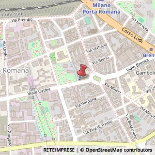 Mappa Viale Ortles, 81, 20139 Milano, Milano (Lombardia)