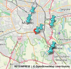 Mappa Viale Ortles, 20100 Milano MI, Italia (3.68417)