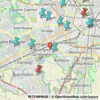 Mappa Via Camillo Giussani, 20143 Milano MI, Italia (2.86231)