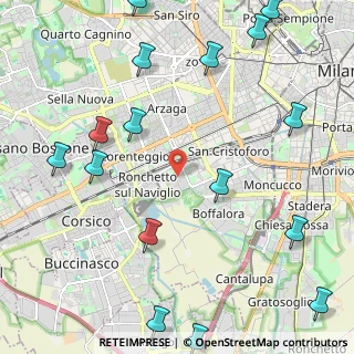 Mappa Via Camillo Giussani, 20143 Milano MI, Italia (3.08176)