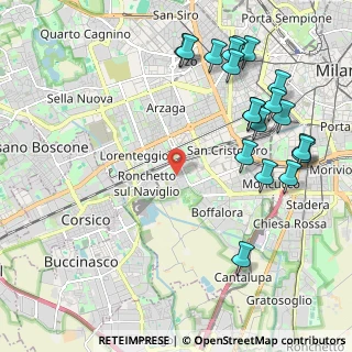 Mappa Via Camillo Giussani, 20143 Milano MI, Italia (2.5815)