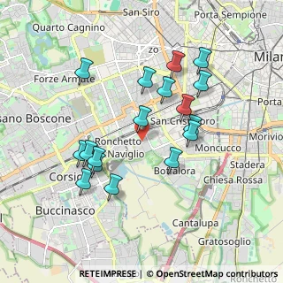 Mappa Via Camillo Giussani, 20143 Milano MI, Italia (1.77176)