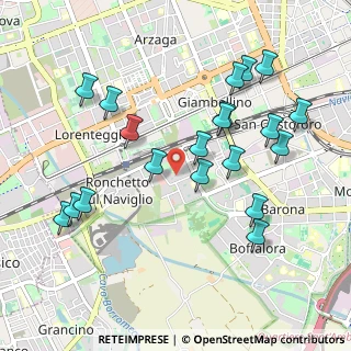 Mappa Via Camillo Giussani, 20143 Milano MI, Italia (1.0455)