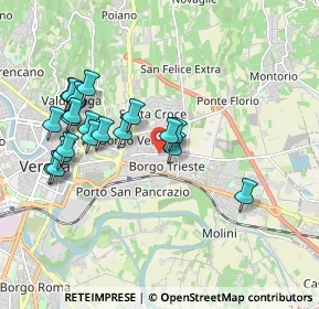 Mappa Via Antonio Badile, 37100 Verona VR, Italia (1.87)