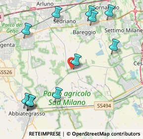 Mappa Via Abbiategrasso, 20046 Cisliano MI, Italia (5.31583)